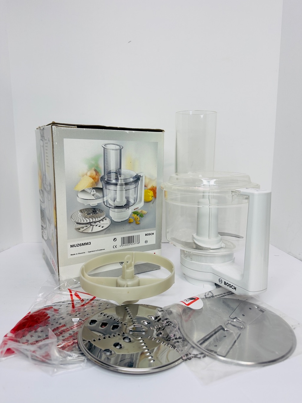 Bosch Multi Mixer Food Processor Attachment MUZ6 MM3 MUM6 Blades NO PUSHER